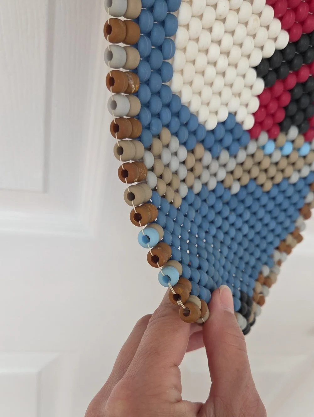 The Beadery Craft Beaded Wall Bell Pull -Lighthouse